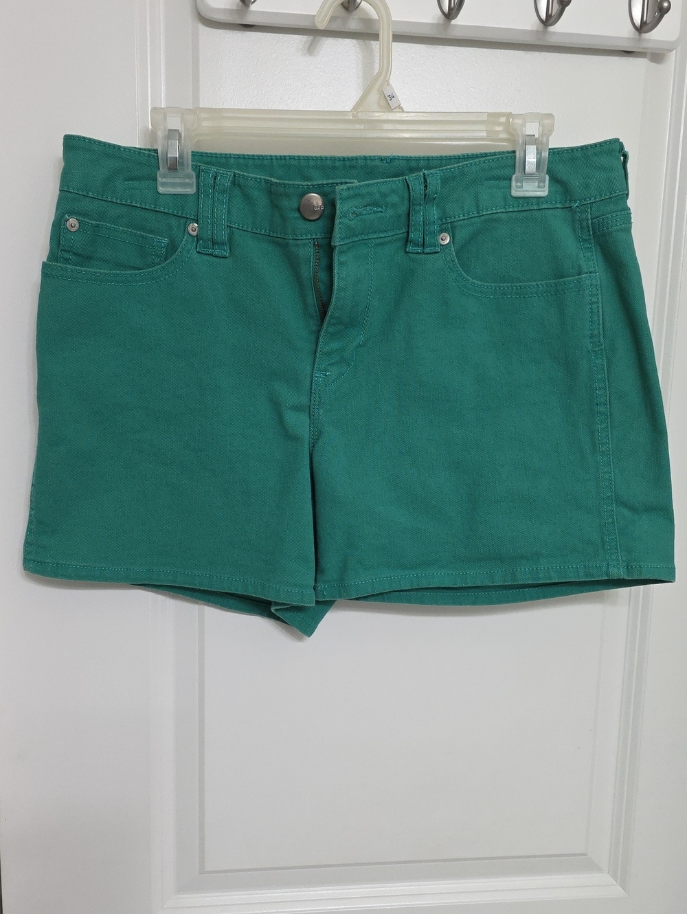 GAP Teal Green Denim Shorts